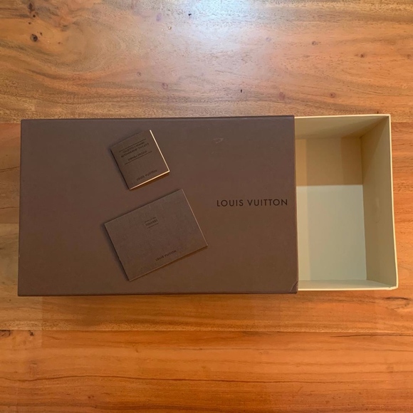 Louis Vuitton Shoes - LOUIS VUITTON PULL OUT DRAWER SHOE BOX 14" X 9" X